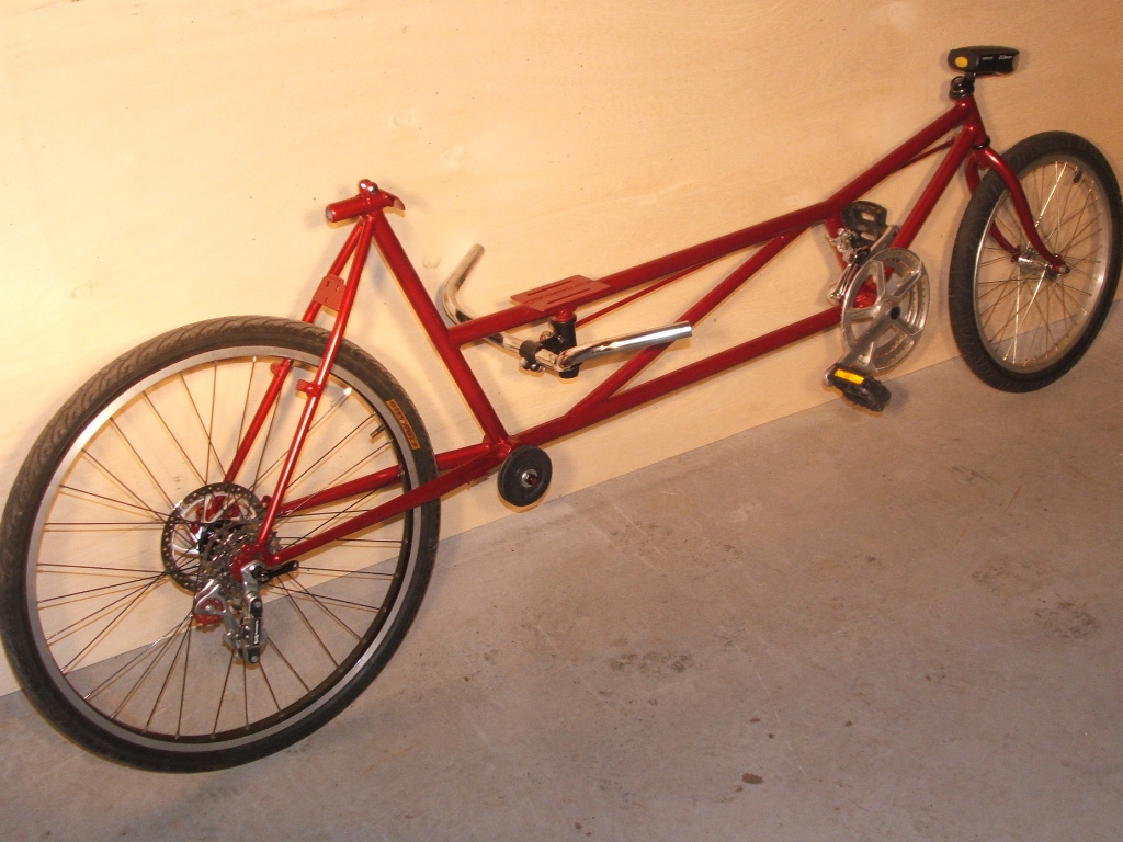 WildKat Recumbent Bike - frame paint